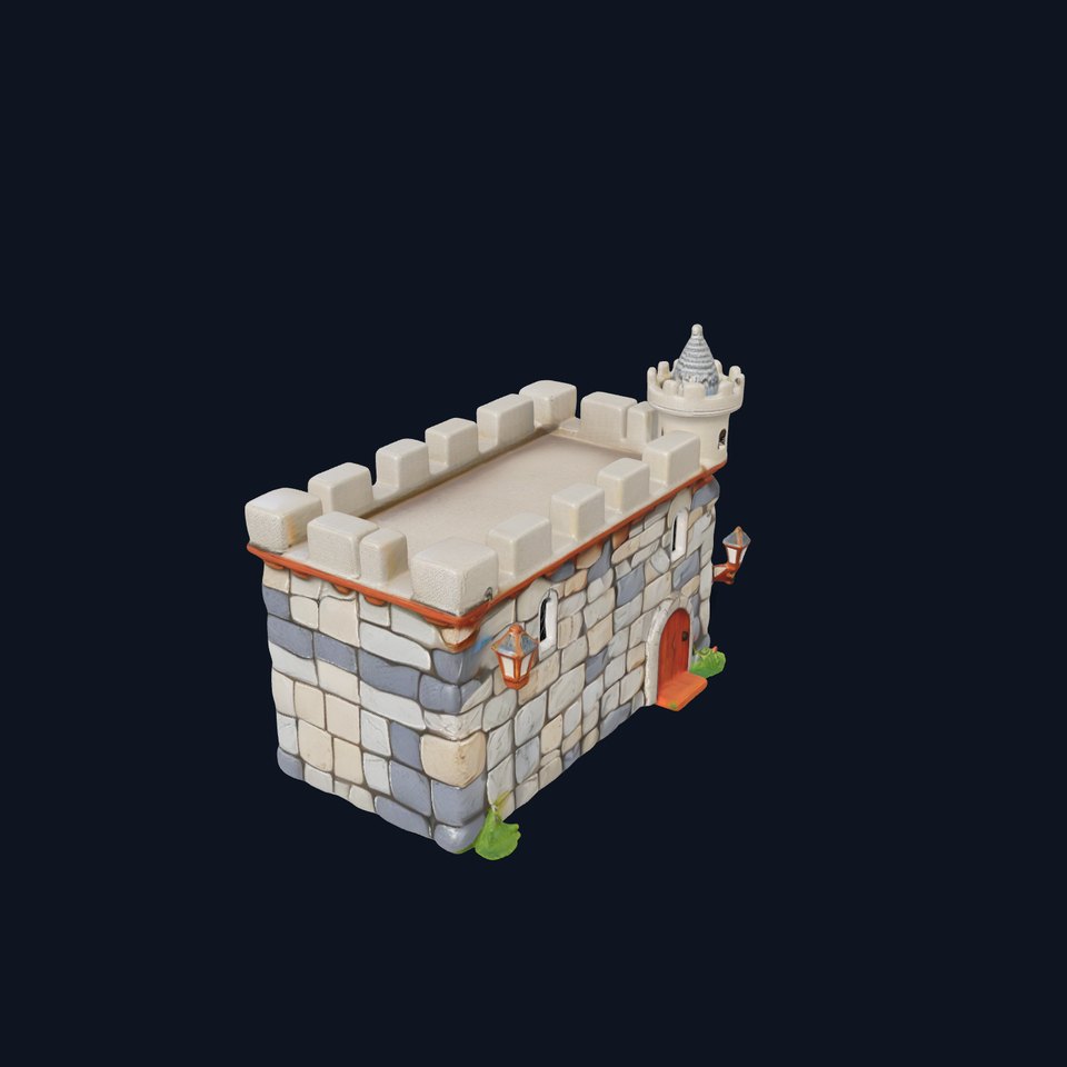 Medieval Stone Fortress model pack